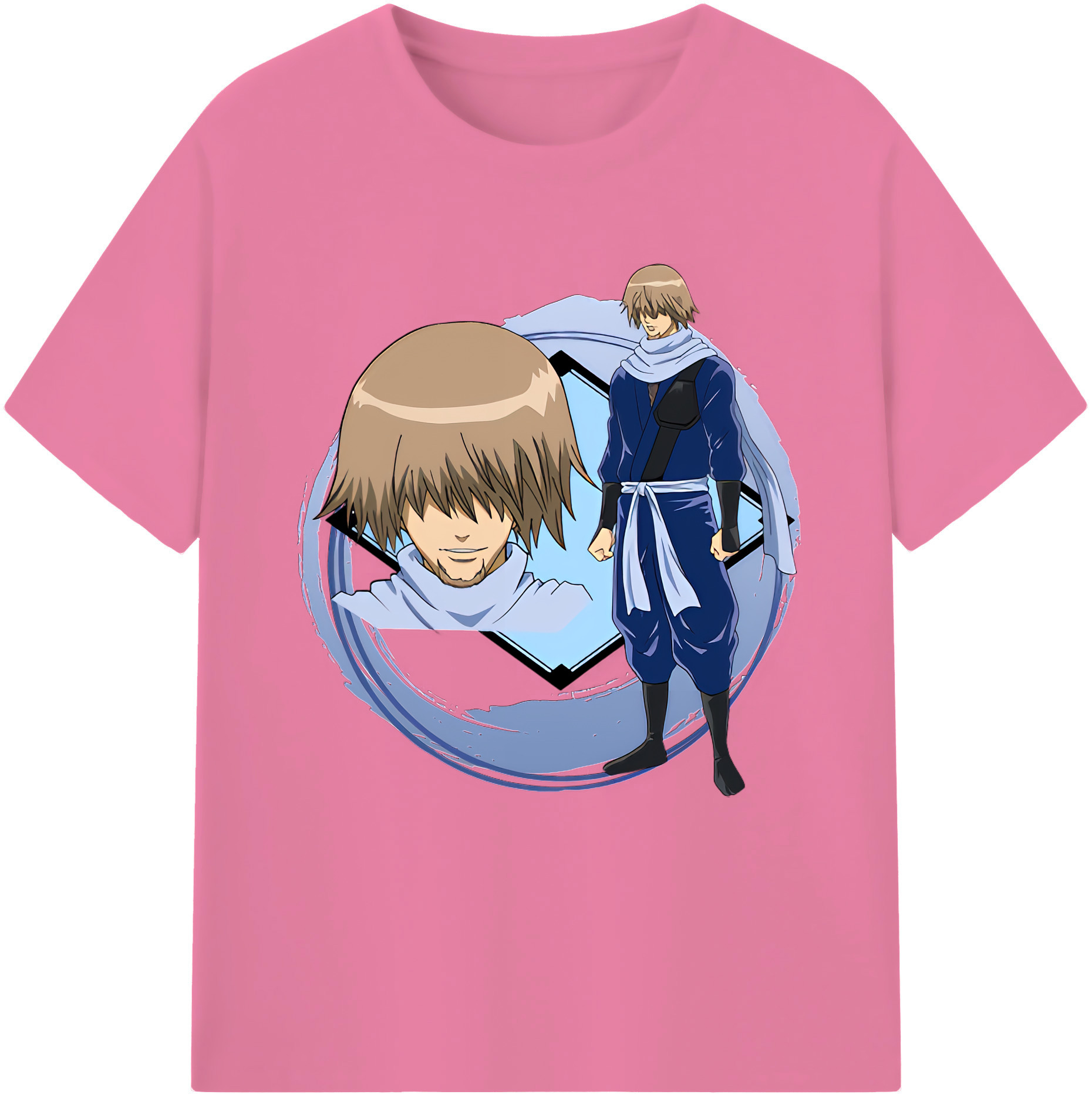 （画像用） ぎんたま 坂田銀時（さかたぎんとき） 神楽 志村新八（しむら しんぱち） GINTAMA Sakata Gintoki Kagura Shimura Shinpachi 綿100％半袖Tシャツ（フロントプリント）